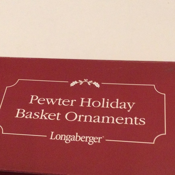 NIB  pewter Christmas ornaments set of 2 - Picture 5 of 5